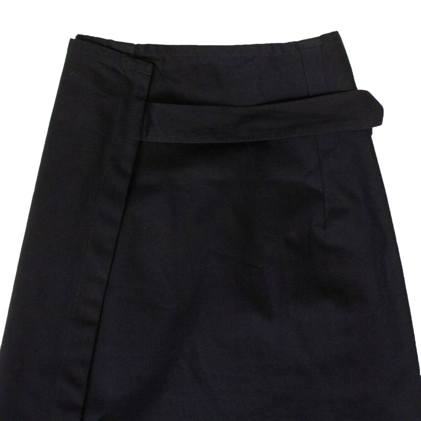 A Plan Application Women's High Waisted Wrap Midi Skirt - Black