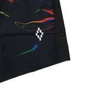 Marcelo Burlon Polyester 'All Over Lights' Beach Shorts - Black