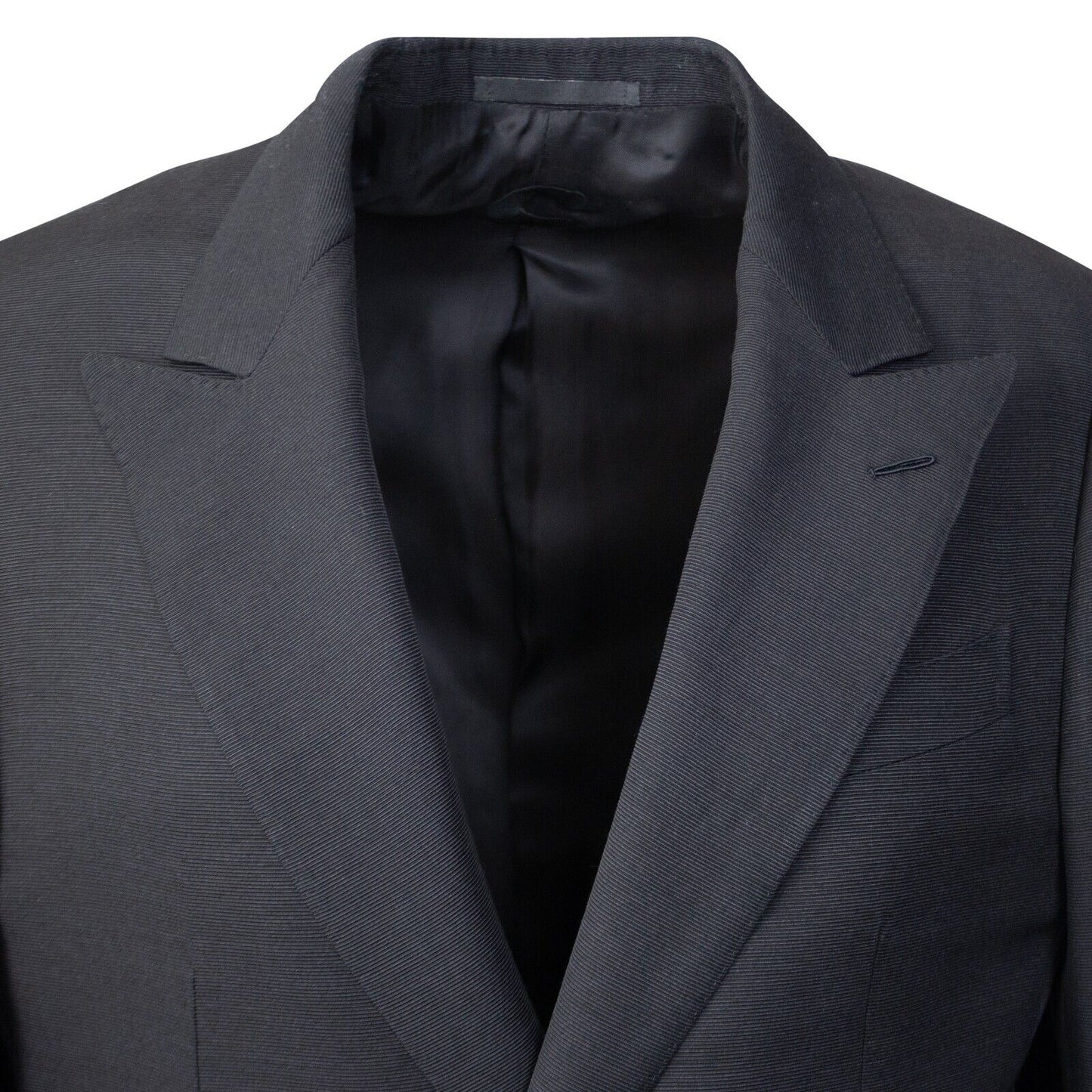 Black Wool Single Breasted Classic Blazer