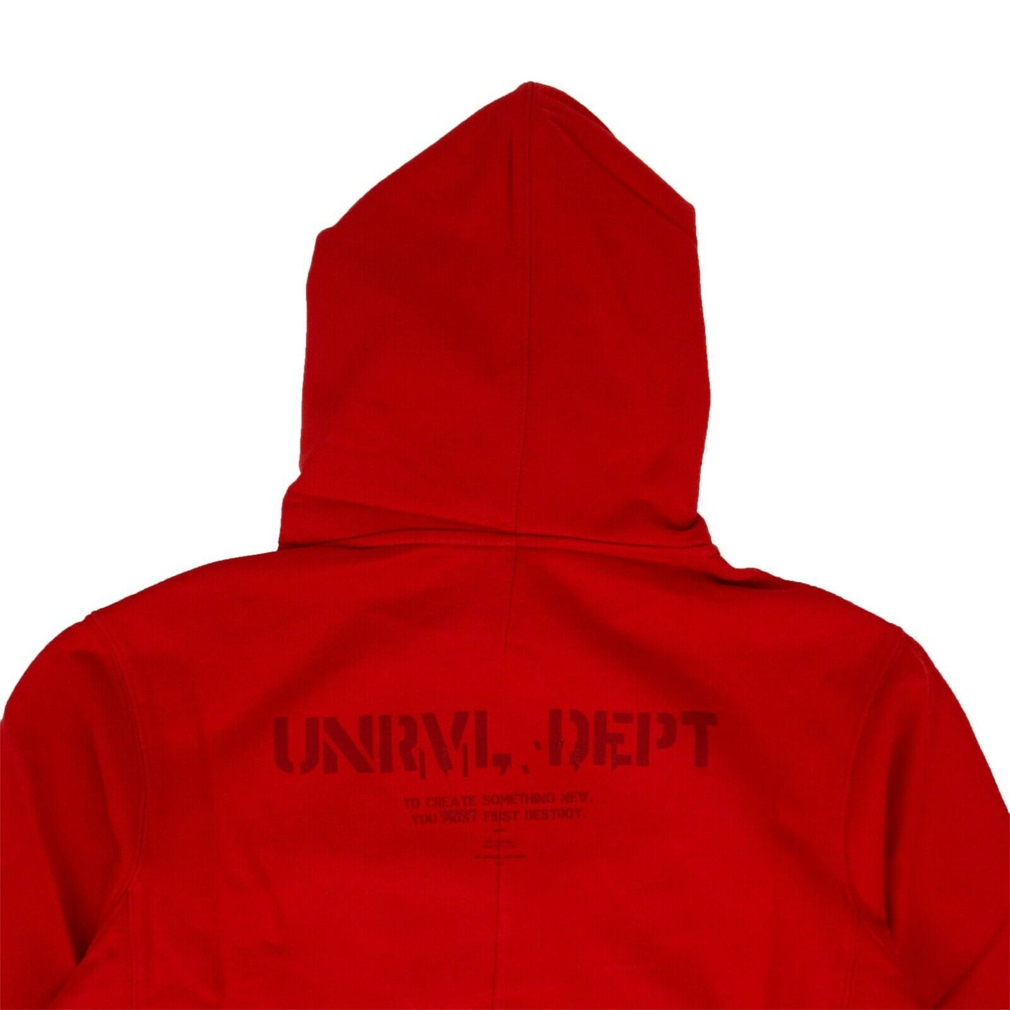 Unravel Project Basic Hoodie Sweatshirt - Red