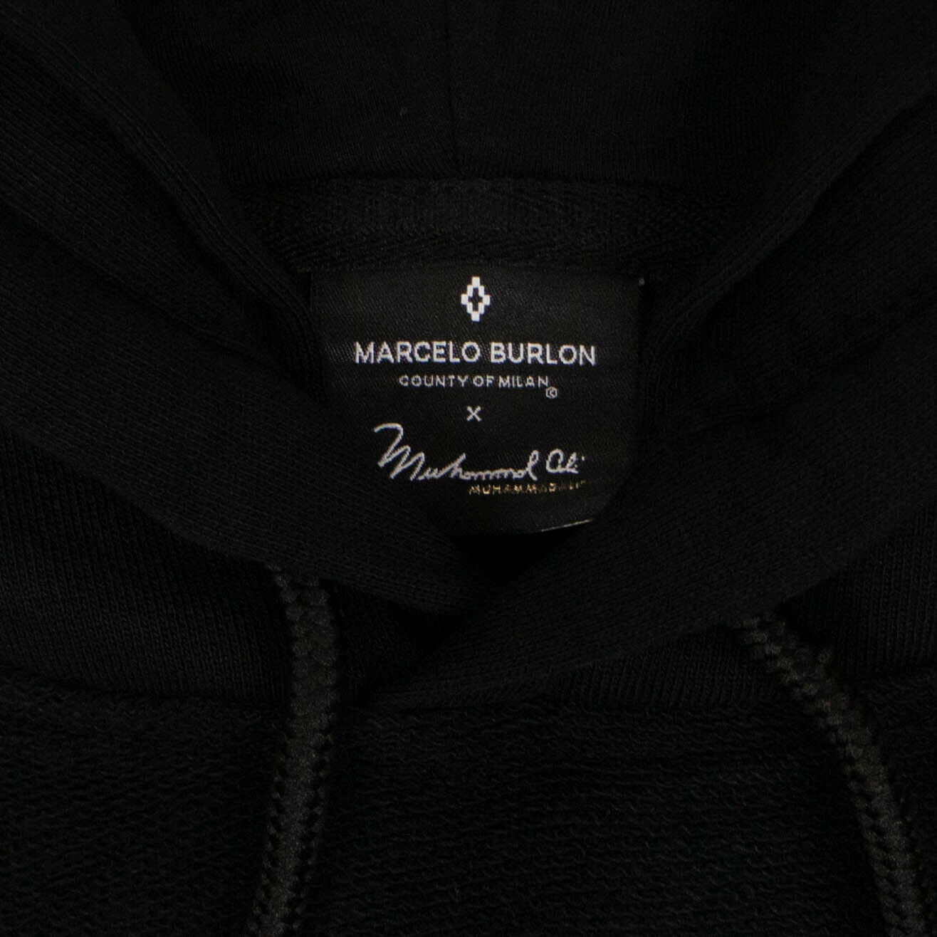 Marcelo Burlon X Muhammad Ali 'Rings' Sleeveless Hoodie - Black