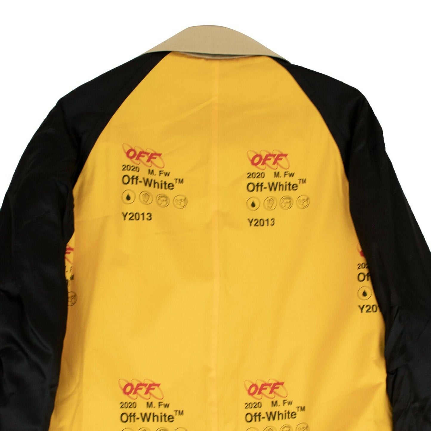 Off-White C/O Virgil Abloh Industrial Trench Coat - Yellow