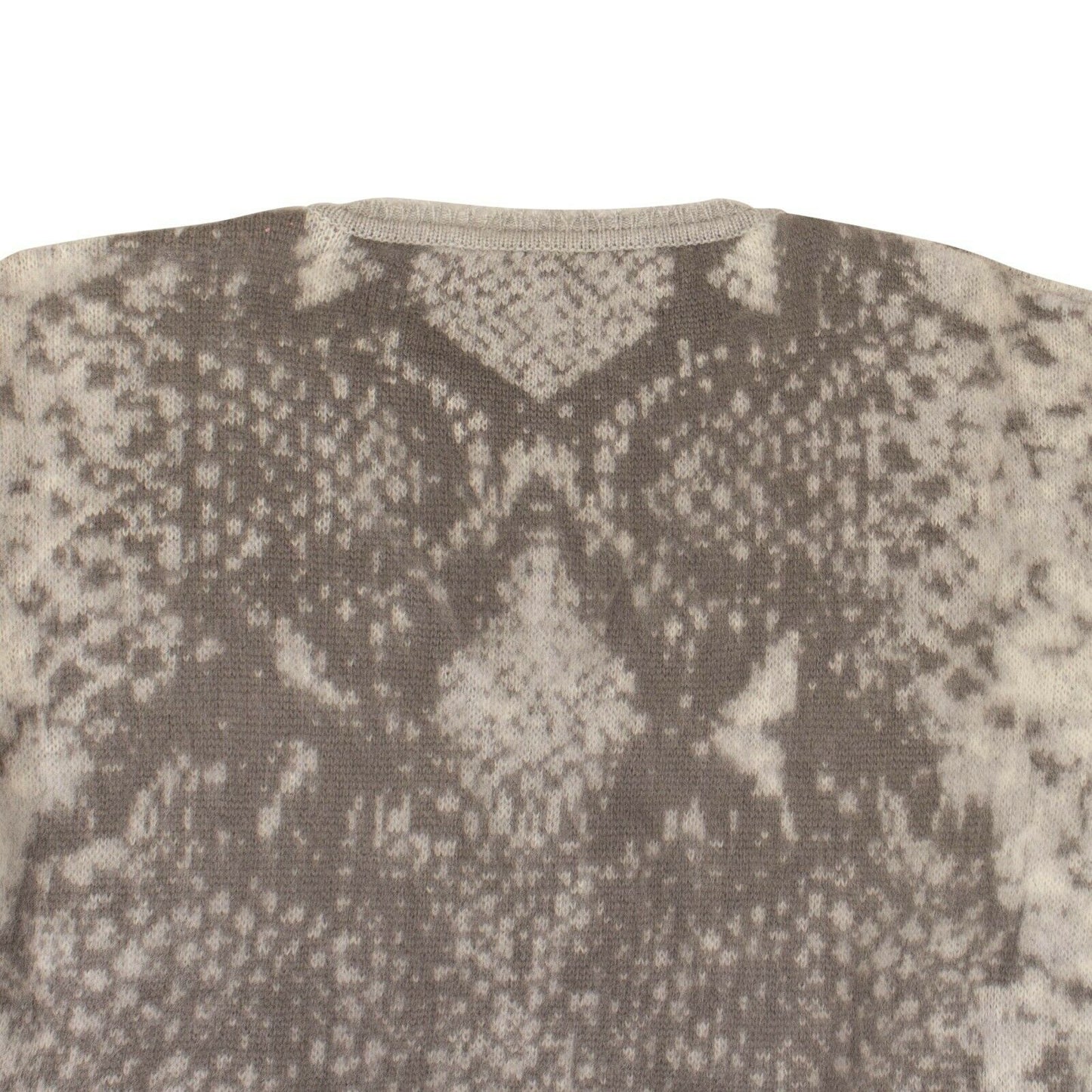 Amiri Snake Print Crewneck Sweater - Gray