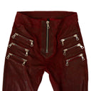 Unravel Project Text U Skinny Pants - Red