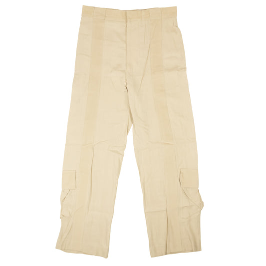 NWT BOTTEGA VENETA Straw Tan Corduroy Accent Panel Pants