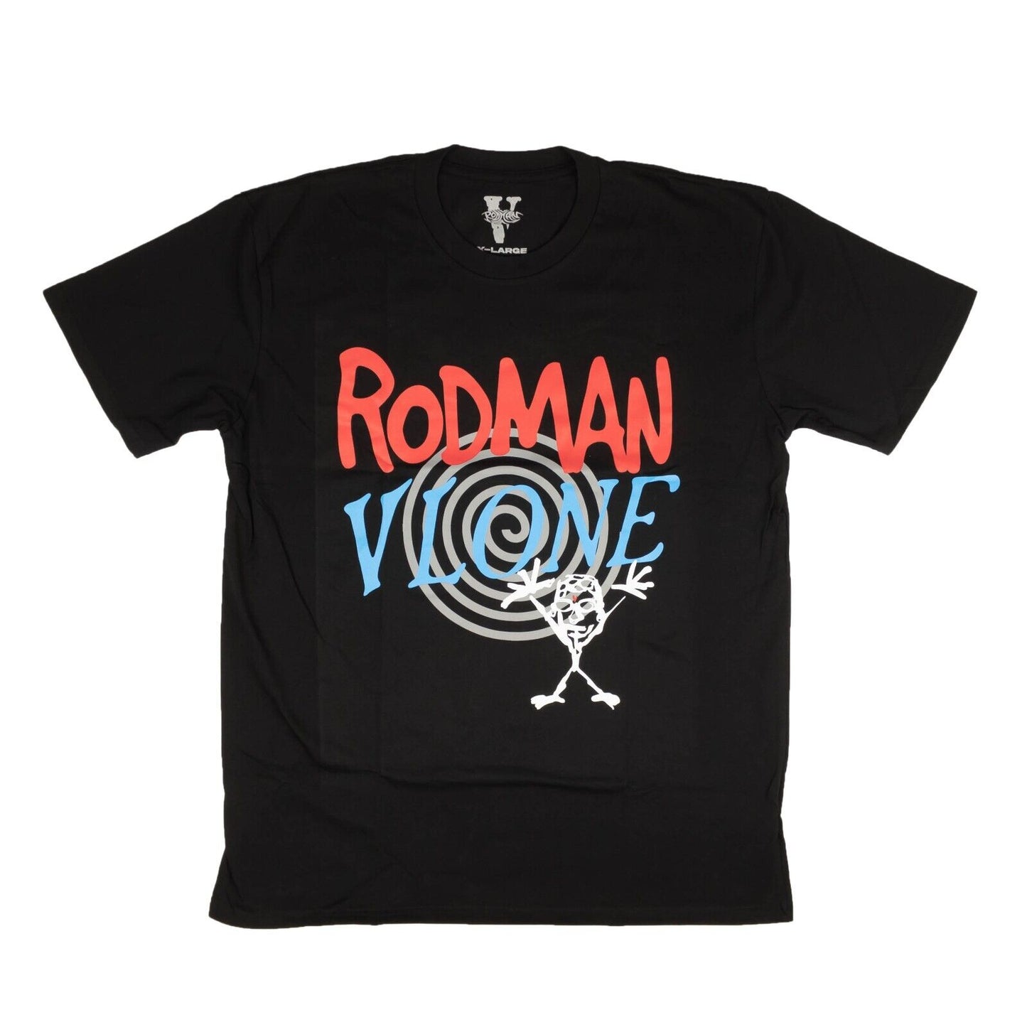 Vlone X Dennis Rodman Rodman Pearl Jam T-Shirt - Black