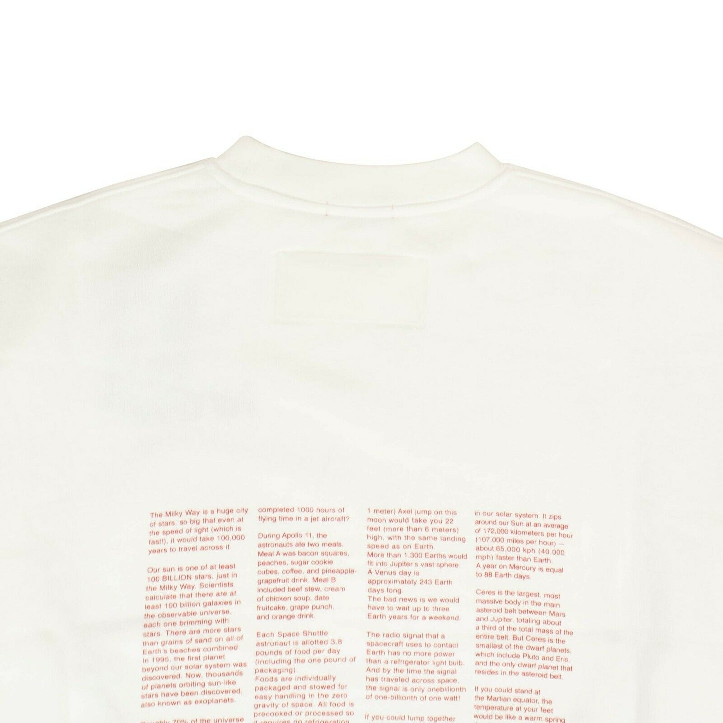 Heron Preston Nasa Crew Neck Sweatshirt - White