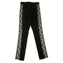 Men's Black Beaded Guitar Strap Pants