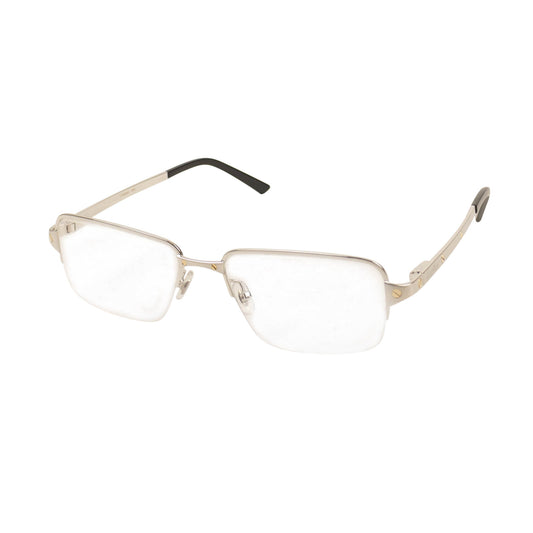 Cartier Rectangular Eyeglasses - Silver/Black