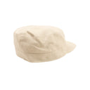 A.P.C Denim Cotton Army Style Cap - Beige