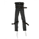 Unravel Project Suede Zip Up Pants - Blue