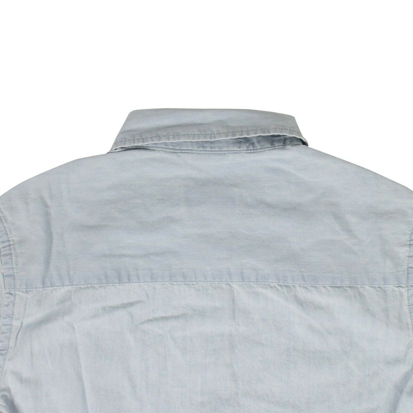 Saturdays Nyc Light Denim Short Sleeve Shirt - Crosby