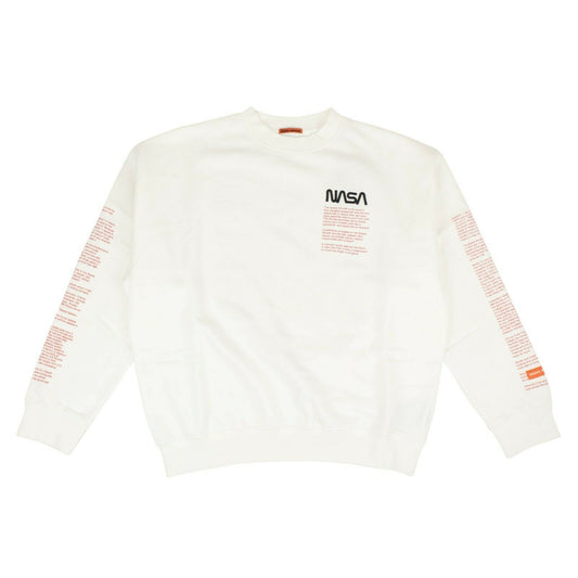 Heron Preston Nasa Crew Neck Sweatshirt - White