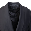 Black Wool Single Breasted Blazer