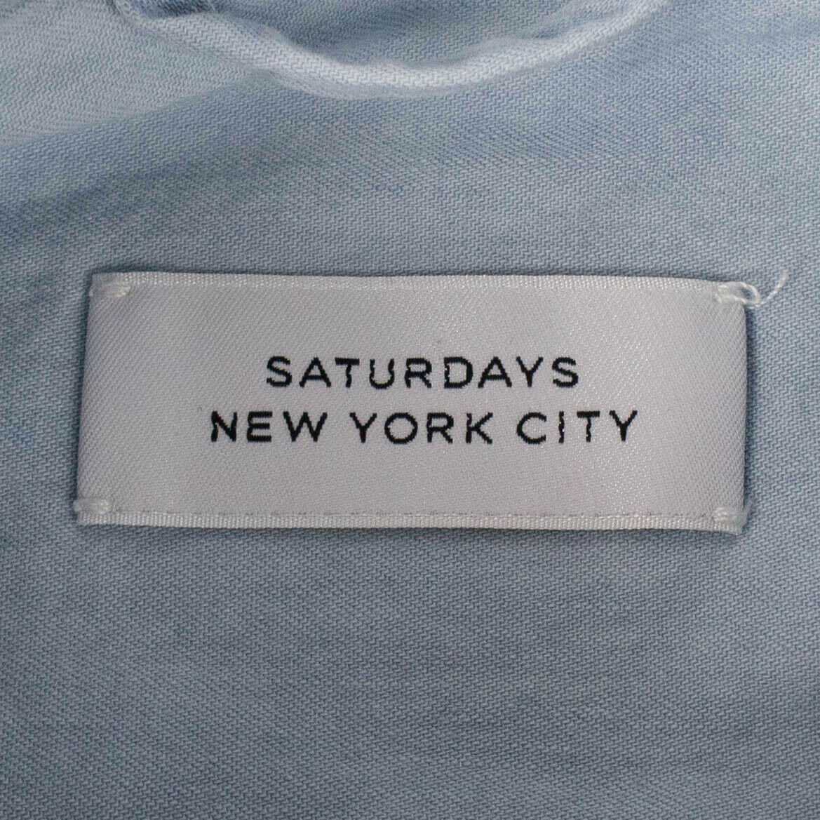 Saturdays Nyc Light Denim Short Sleeve Shirt - Crosby