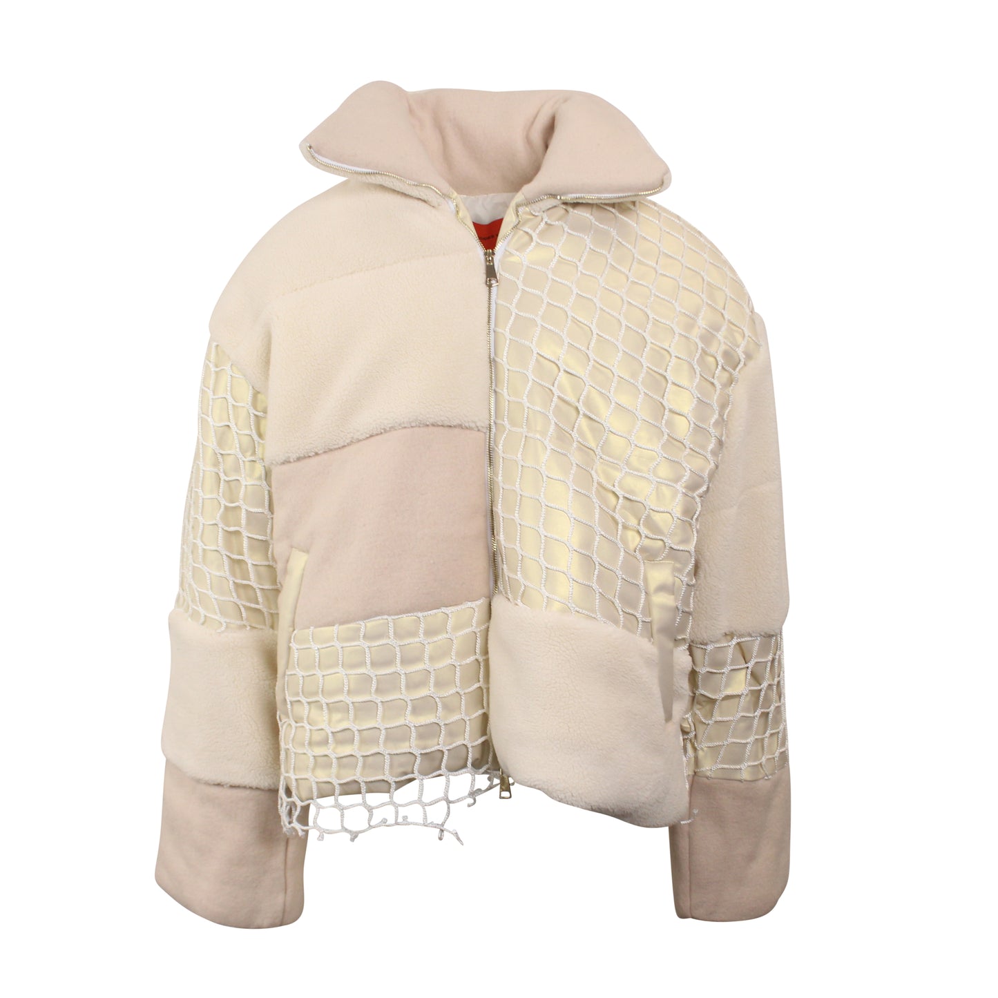 Who Decides War Birds Eye View Landscape Puffer - Off-White