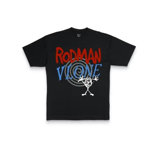 Vlone X Dennis Rodman Rodman Pearl Jam T-Shirt - Black