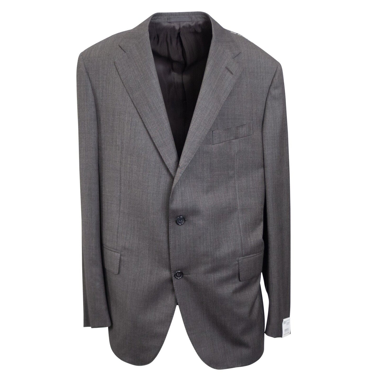 Dark Grey Wool Single Breasted Suit