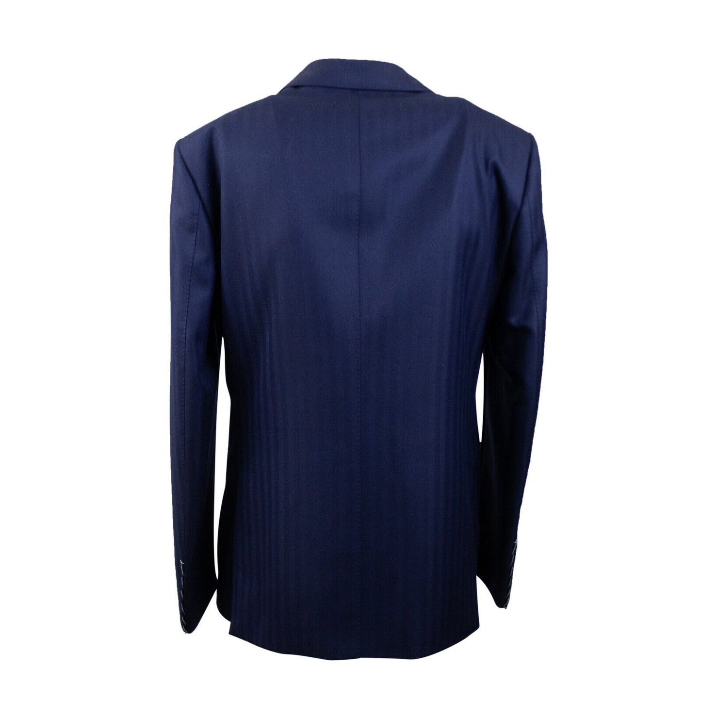 Royal Blue Wool Single Breasted Suit