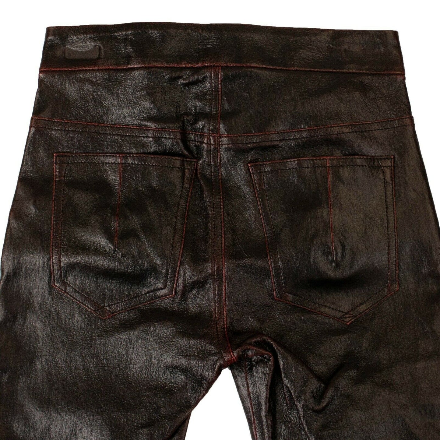 Unravel Project Leather Multi Zip Skinny Pants - Black