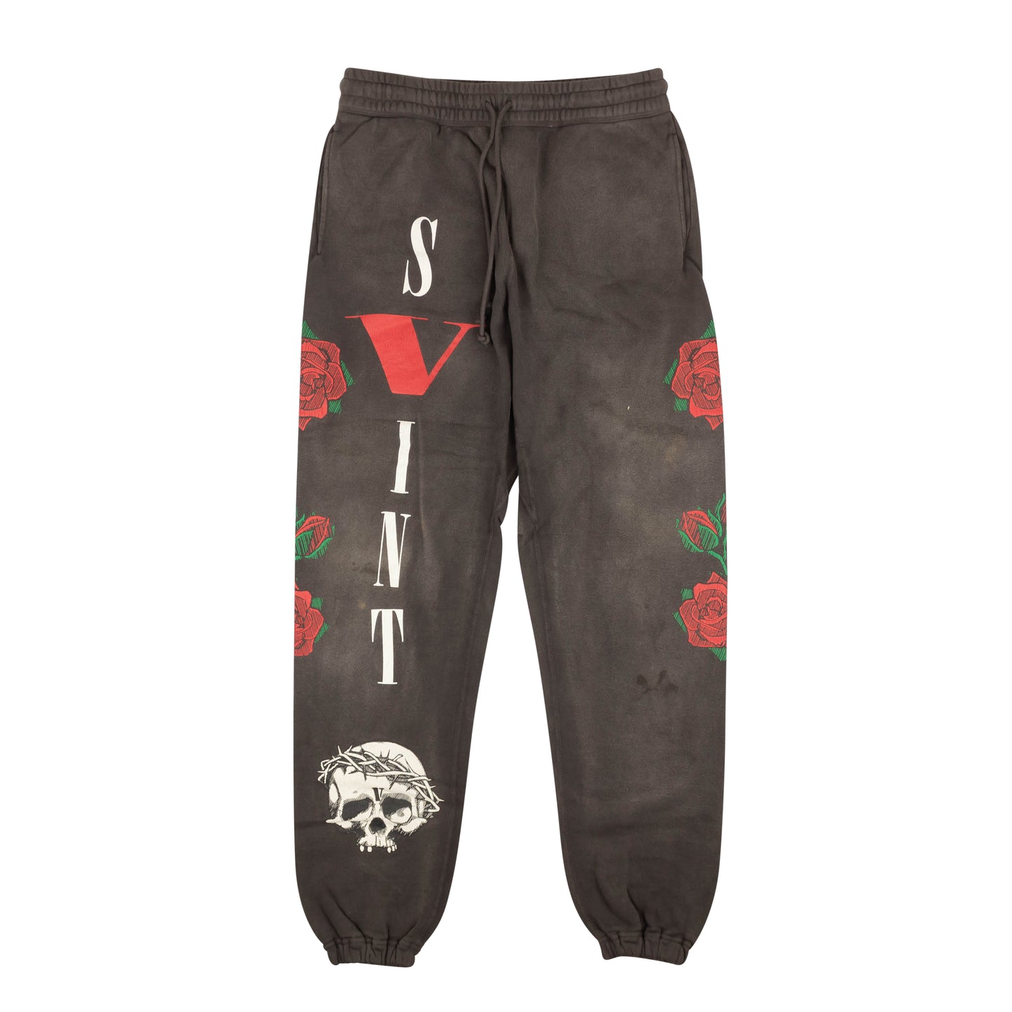 ©Saint M×××××× X Vlone Sweatpants - Aged Black