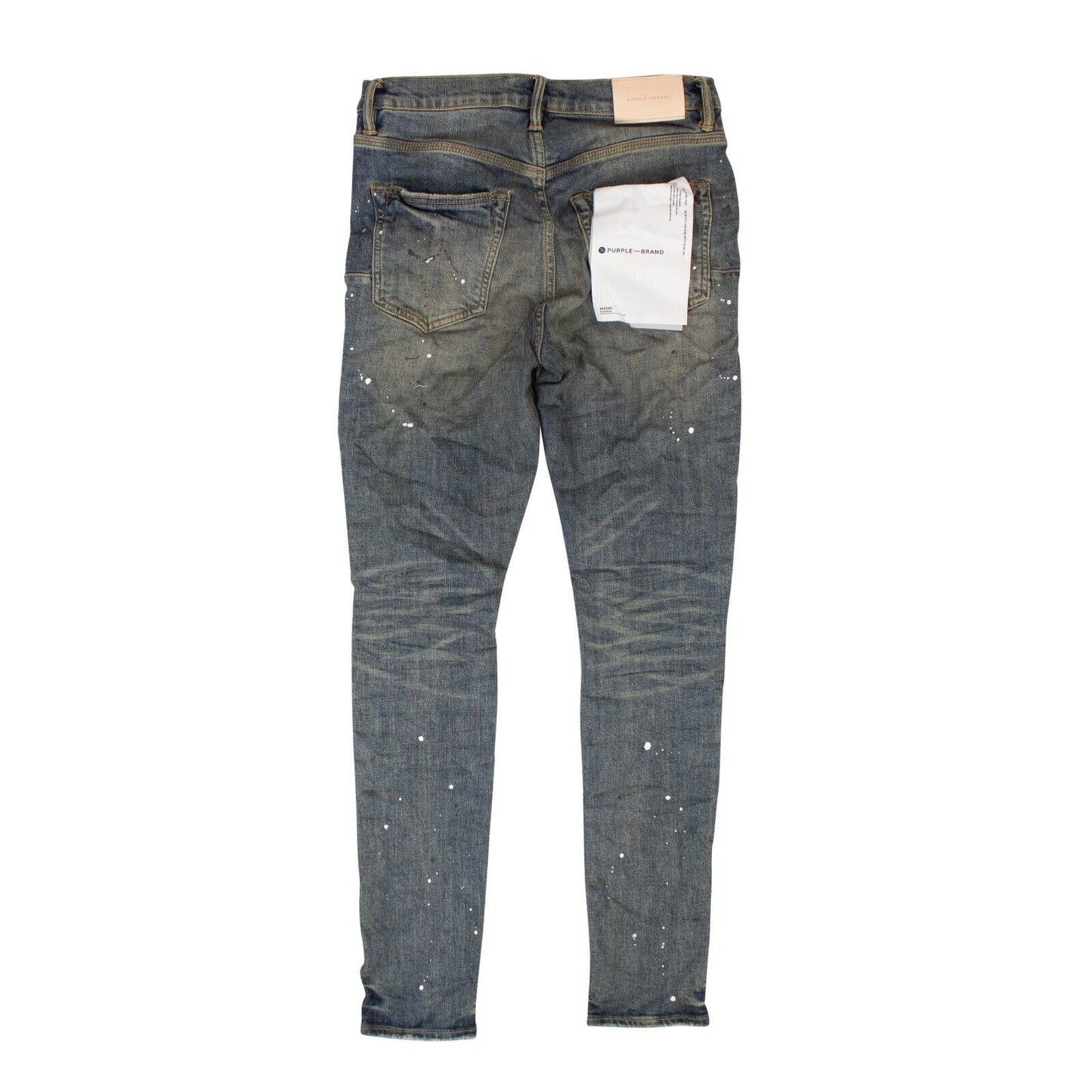 Indigo Mid Paint Blowout Jeans