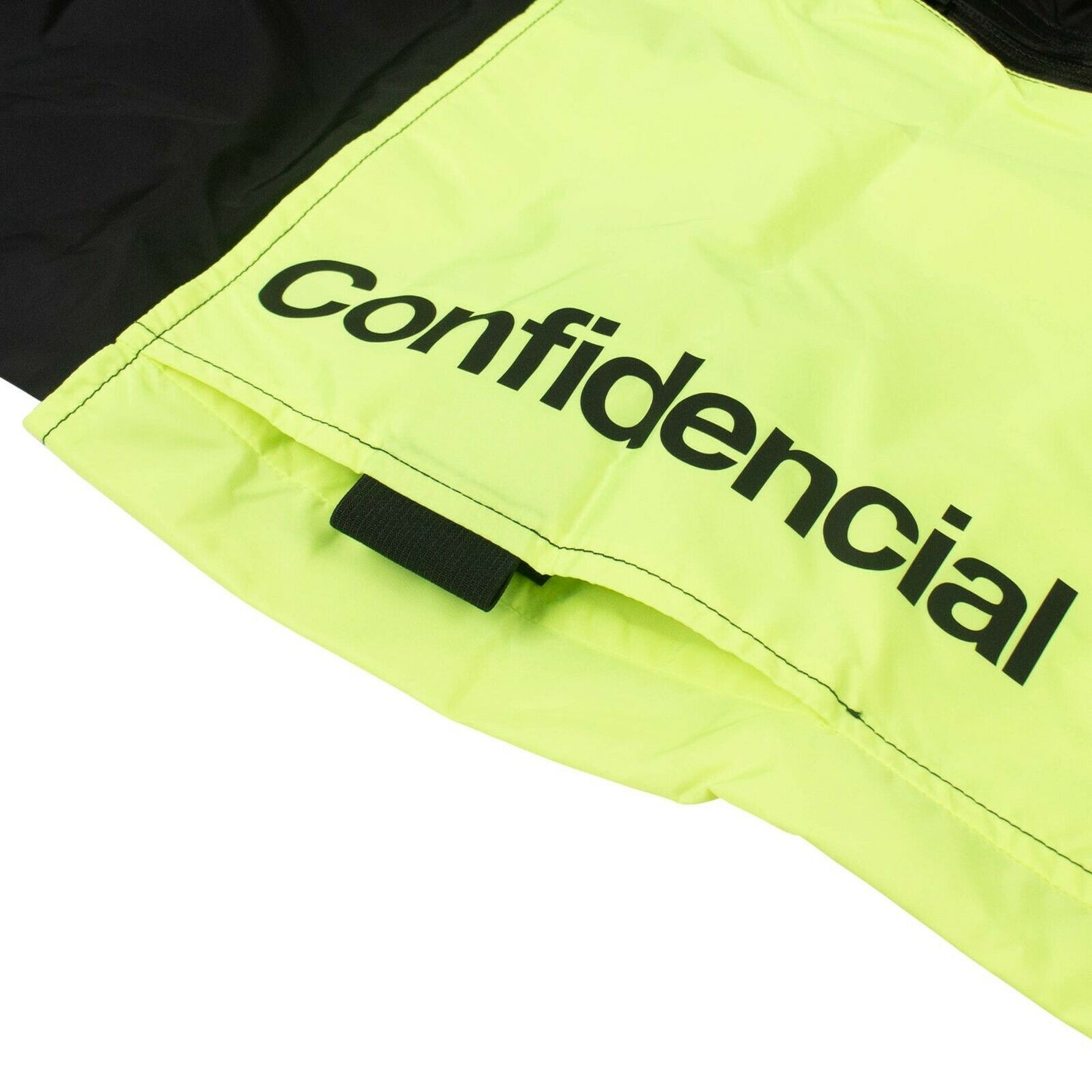 Marcelo Burlon Confidential Panel Pants - Black/Yellow