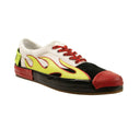 White Flame Low Top Sneakers