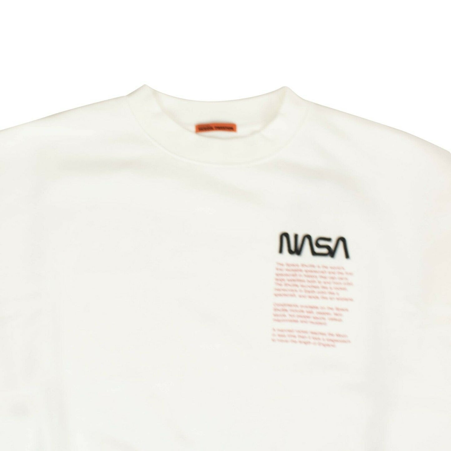 Heron Preston Nasa Crew Neck Sweatshirt - White