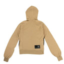 Unravel Project Cut Out Shoulder Hooded Sweatshirt - Tan