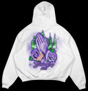 Yams Day X Psychworld 2021 Praying Hands Hoodie - White