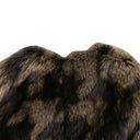 Women's Brown/Gray Pellicciai Fur Vest