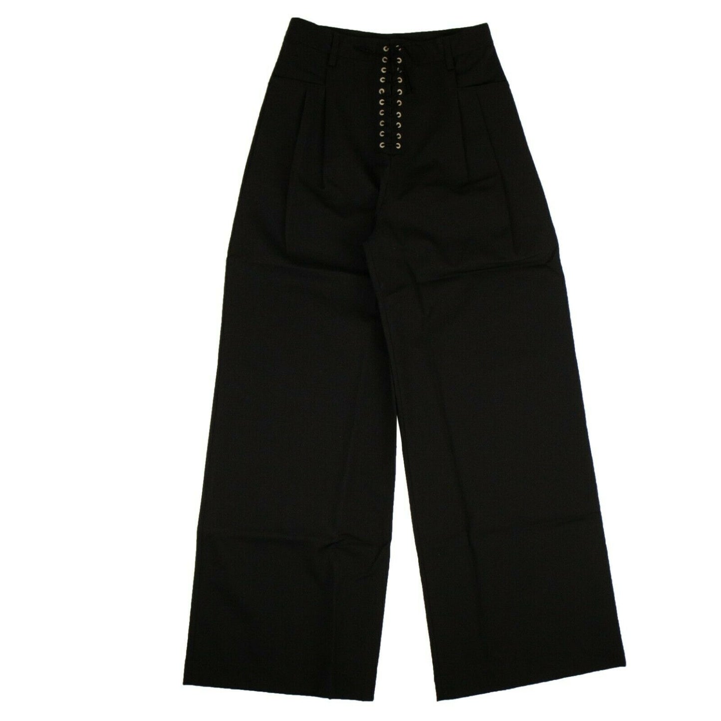 Unravel Project Wide Leg Pants - Black