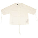 Unravel Project Lace Up T-Shirt - Ivory