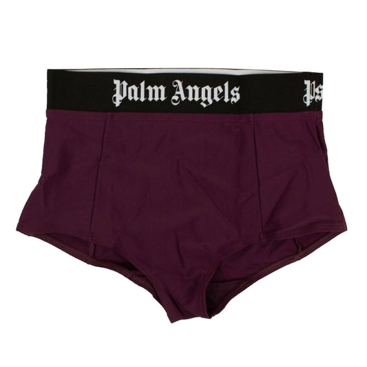 Palm Angels Logo Waistband Briefs - Purple