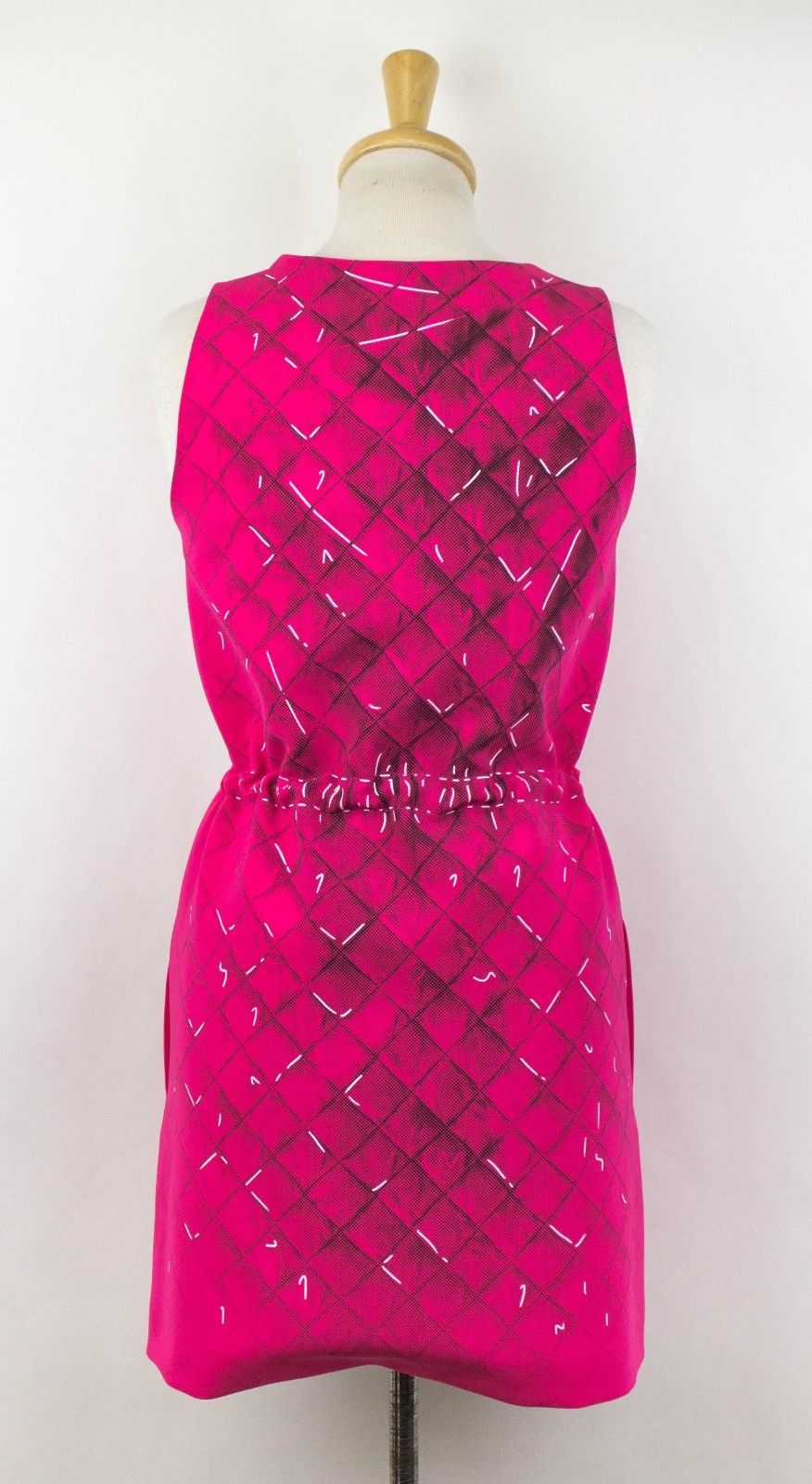 New MOSCHINO COUTURE X JEREMY SCOTT Pink Sleeveless Drawstring Dress