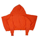 Unravel Project Cotton 'Tie Front' Jacket - Orange