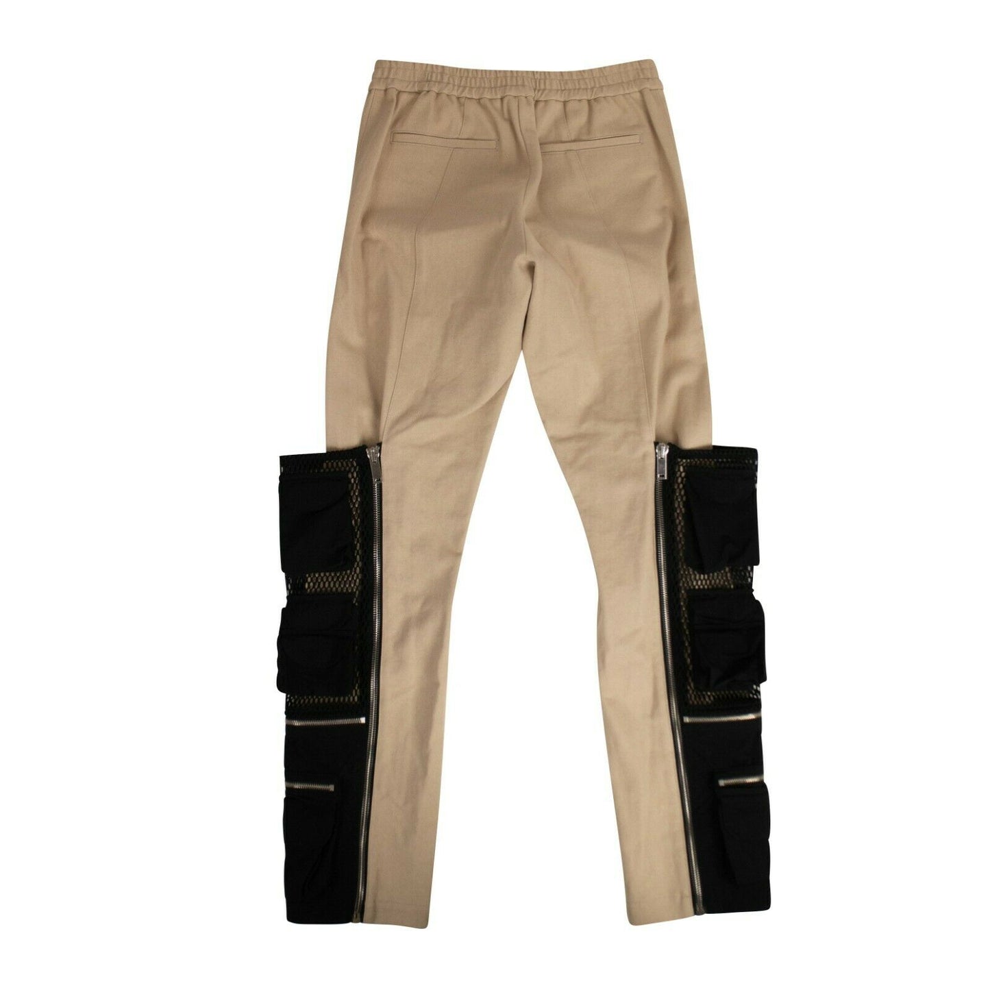 Men's Beige Side Pocket Pants