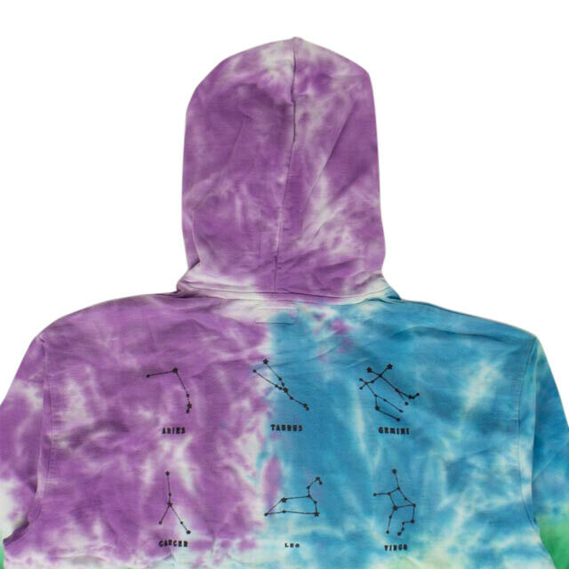 Chinatown Market Zodiac Hoodie Sweatshirt - Tie Dye