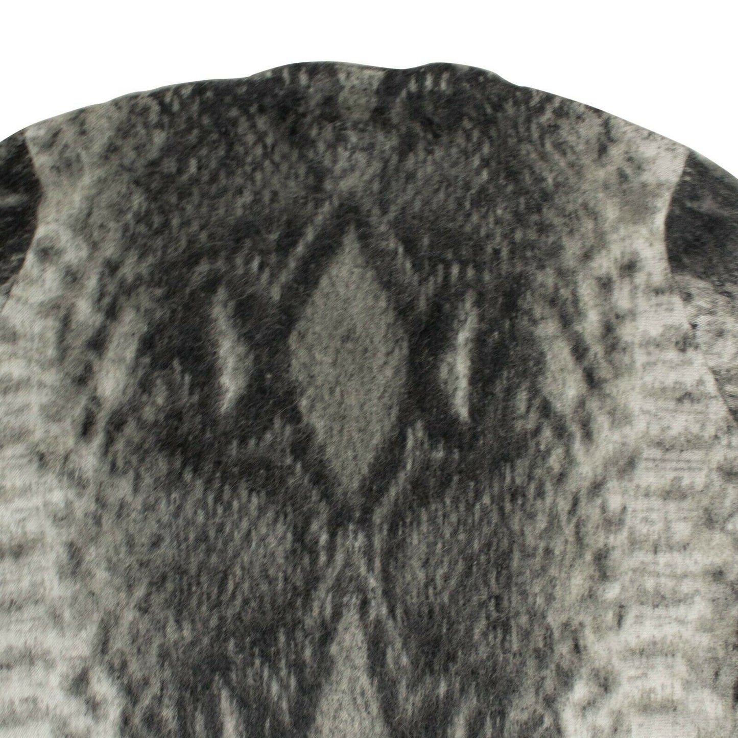 Amiri Oversized Snakeskin Print Cardigan Sweater - Dark Gray