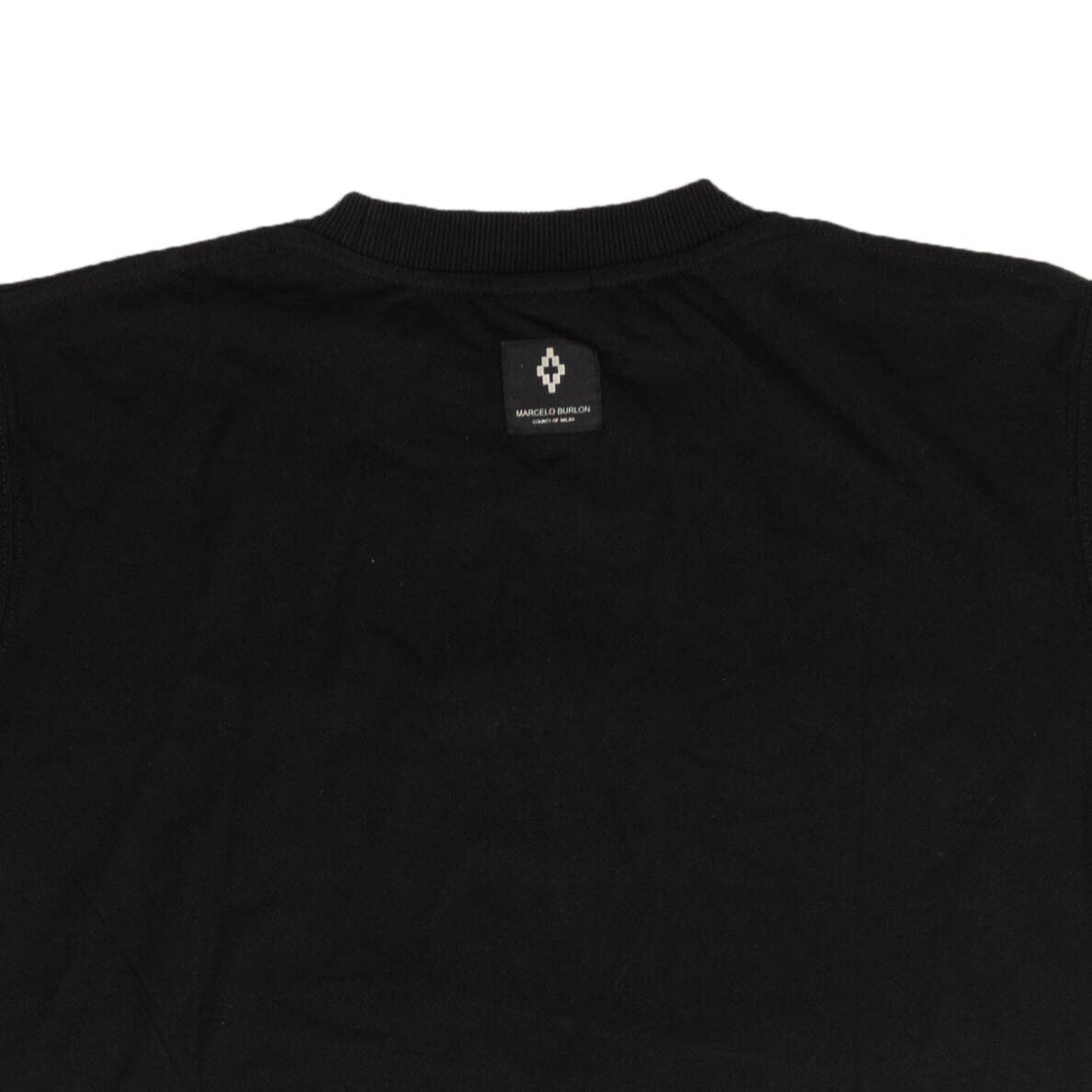 Marcelo Burlon Close Encounters Short Sleeve T-Shirt - Black