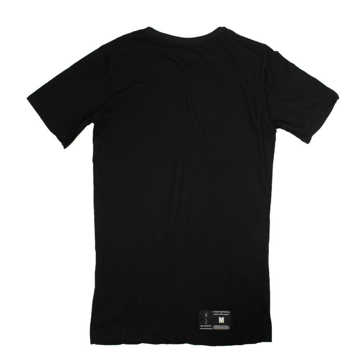 Unravel Project Cotton Elongated Fitted T-Shirt - Black