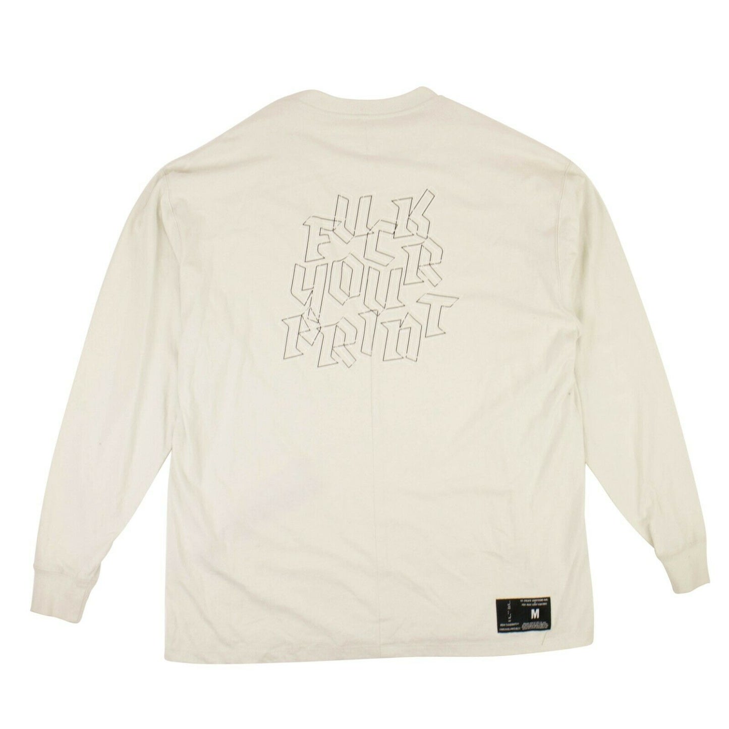 Unravel Project Light Cotton Long Sleeve T-Shirt - Gray