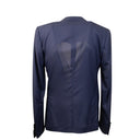 Navy Wool Single Breasted Blazer