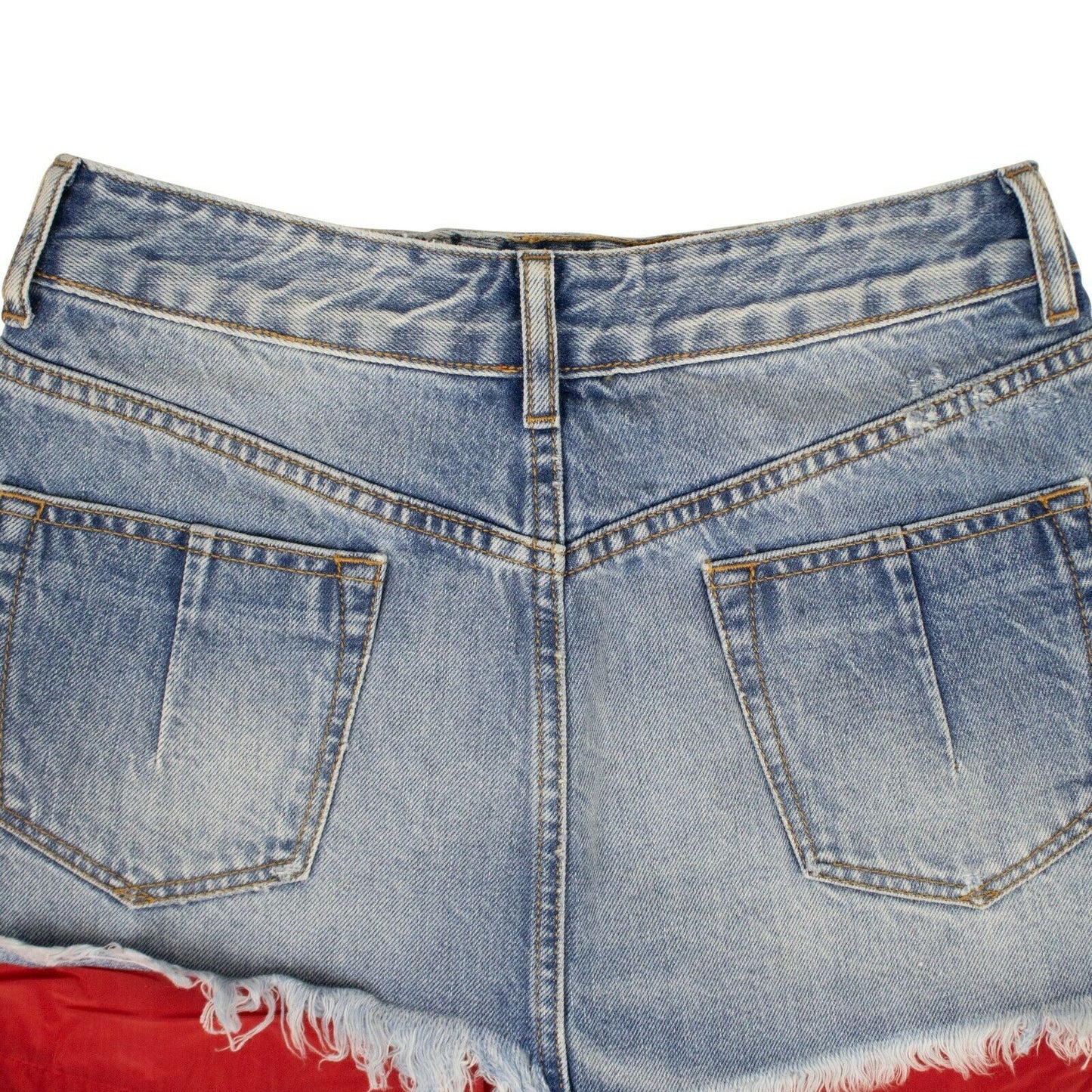 Unravel Project Denim Deconstructed Skirt - Blue