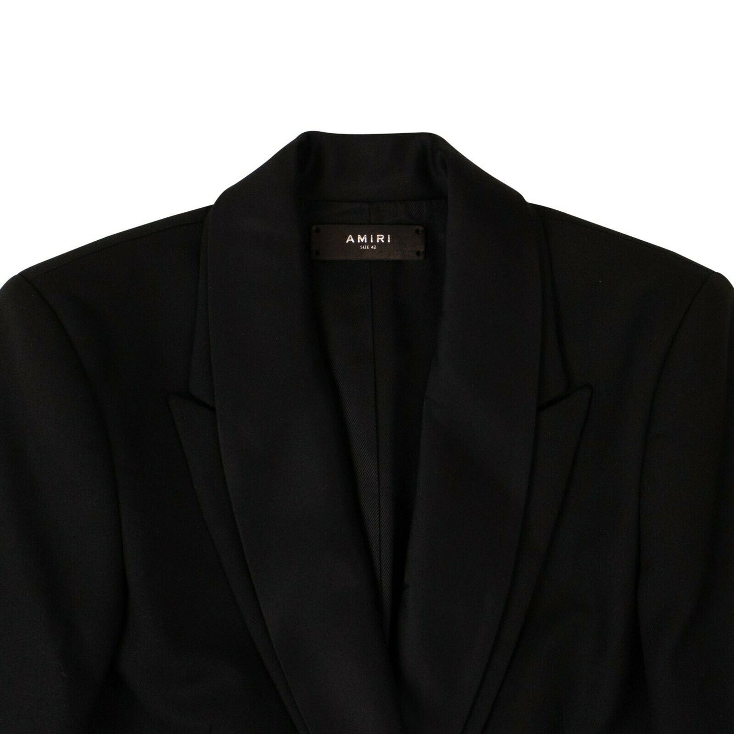 Amiri Double Collar Jacket - Black