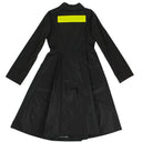 Palm Angels Windbreaker Coat Black Flue - Yellow