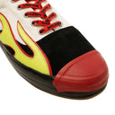 White Flame Low Top Sneakers