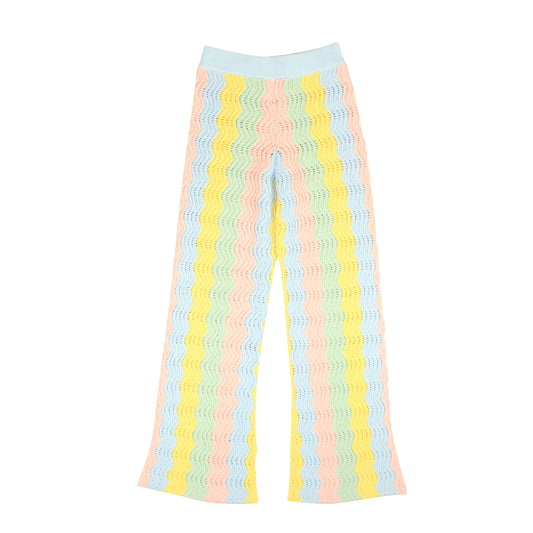 Casablanca Knit Flare Trouser Flare Trouser - Multi