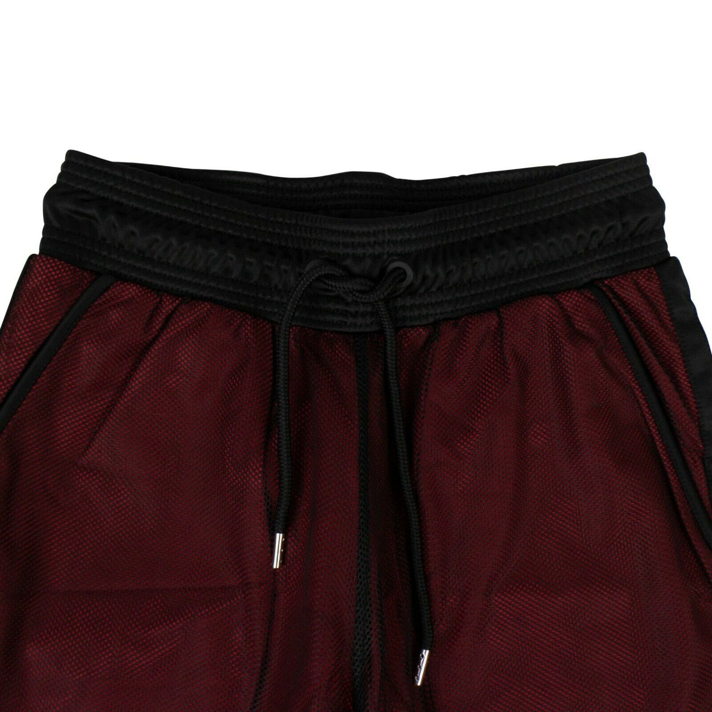 Marcelo Burlon Cotton County Mesh Sweat Shorts - Red